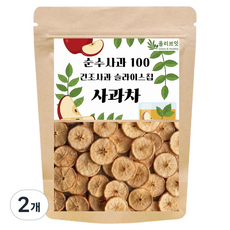 올리브잇 순수사과100 건조 슬라이스칩 사과차, 30g, 2개, 1개입