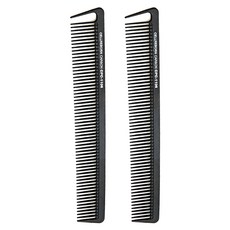 CELLREBORN 陶瓷碳纖扁梳 CPC-1106, 黑色, 2個