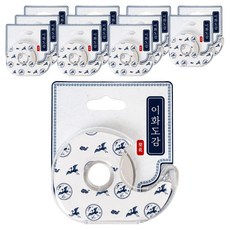 신일 국립박물관 선별 굿즈 대용량 문구테이프 18mm x 30m, 백자, 12개