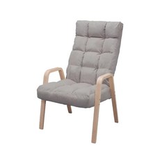 IRIS OHYAMA 日式舒活休閒椅 加高款 WAC-L, 灰色, 1個