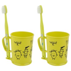 WEDENT 威登 兒童青少年萊姆漱口杯組 6-8歲適用, 2套