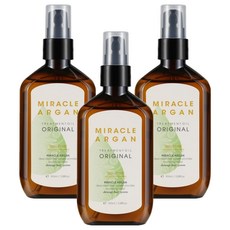 메리트 미라클 아르간 오리지널 헤어오일, 100ml, 3개