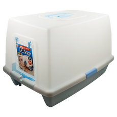 IRIS OHYAMA 愛麗思歐雅瑪 除臭貓便盆, 青色, 1個