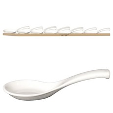 TATUNG 大同磁器 日式小湯匙, 白色, 10支