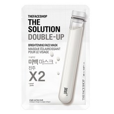 더페이스샵 더솔루션 더블업 미백 마스크시트, 1개입, 1개