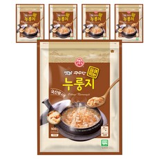 오뚜기 구수한 끓여먹는 누룽지, 900g, 5개
