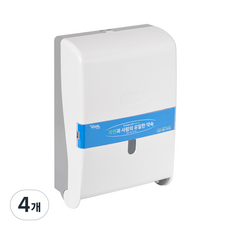 유일실업 다울 핸드타올 디스펜서 키타입, 혼합색상, 4개