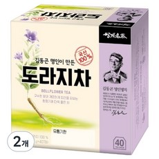 쌍계명차 김동곤 명인이 만든 도라지차, 700mg, 40개입, 2개