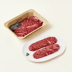 농협안심한우 더한점 채끝 1++등급 구이용 (냉장), 1개, 200g