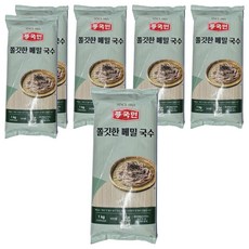 풍국면 쫄깃한 메밀 국수, 1kg, 6개