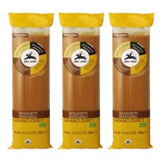 alce nero 尼諾 全麥義大利麵, 500g, 3包