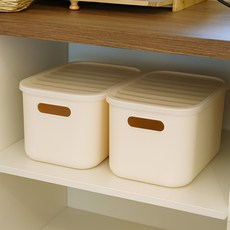 보노하우스 아이엠 리빙박스, 크림, 2개