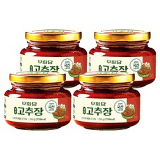 muhwadang 低糖韓式辣椒醬, 250g, 4個