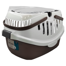 Richell 利其爾 PICO休閒提籃 30x49x29cm 適用於5公斤以下犬種, 棕, 1個