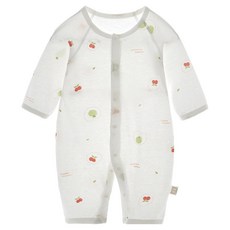 STARDOOR 幼兒圖案全開扣長袖連身衣