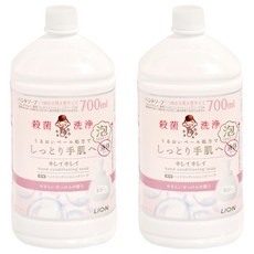 LION 獅王 趣淨 敏弱肌專用洗手慕斯補充瓶, 700ml, 2瓶