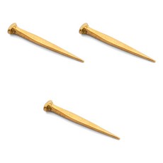 鑄鐵釘掛鉤 金色 大, 3個