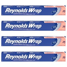 Reynolds 雷諾茲鋁箔紙，易於準備，易於清潔，重型, 30.4cm, 7.62m, 4個
