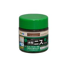ASAHIPEN 水性木器著色清漆 金橡木款 100ml 簡約大方 木紋高雅光澤 材質無油漆味, 1罐