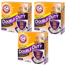 ARM&HAMMER 加強除臭貓砂, 6.35kg, 3盒, 清新香味