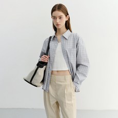Dunst 女款短版格紋襯衫 UDSH6A116B10