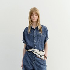 Dunst 女款線條丹寧襯衫 UDSH6B129B