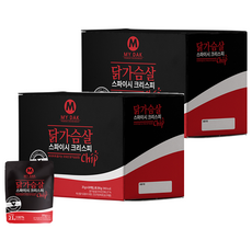 미트리 닭가슴살 크리스피칩 스파이시, 250g, 2개