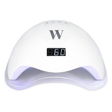 withshyan UV LED凝膠美甲燈 48W, 白色, 1入