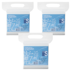 巧用 2.3.下碳酸鈣乾淨清潔袋 S(55 x 45cm) 白色微透 450g 86個, 15L, 3包