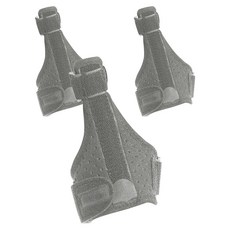 올라운더 고정형 손목 보호대 팔목 아대 헬스 스트랩, 3개, 그레이