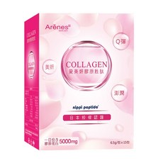 Arenes 愛霓思 Collagen Peptides 愛美妍膠原胜肽, 15包, 97.5g, 1盒