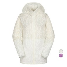 WESTWOOD 女款中長版印花防風夾克 WO1WCJW232