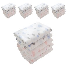 베이비앤아이 파스텔 천 기저귀, 구름, 25개