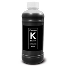 풀컬러즈 캐논 전기종 호환 리필잉크 500ml, 검정, 1개