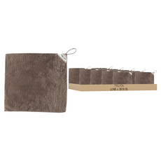 TELITA日本大和抗菌防臭超細纖維吸水擦拭巾 深灰色, 30 x 30cm, 10條