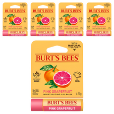 버츠비 모이스춰 라이징 립밤, 핑크 그레이프 후르츠, 4.25g, 5개