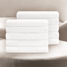 하비티 30수 다용도 업소용 타월 55g, 화이트, 10개