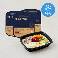 나비푸드 요오드 제한식 채소비빔밥 (냉동), 360g, 3개