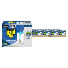 Raid 雷達 超智慧定時 液體電蚊香 41ml 12盒, 藍色 + 白色