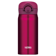 THERMOS 膳魔師 JNR-350 輕巧便保溫杯 熱冷皆宜, JNR-350-WNR 紅酒紅, 350ml, 1個
