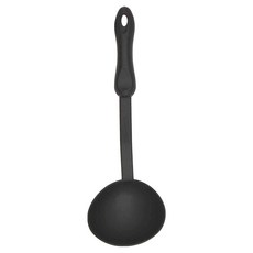 KitchenCraft 手感不沾湯杓 耐熱204度C 總長31cm, 黑色, 1支