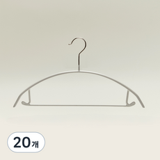 JINSIMGAMSUNG 環狀旋轉式防滑防肩角衣架, 20個, 白色