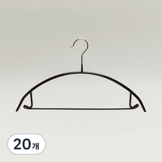 JINSIMGAMSUNG 掛鉤可旋轉防滑防肩角衣架, 20個, 黑色