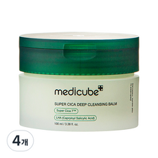메디큐브 슈퍼 시카 딥 클렌징 밤, 100ml, 4개