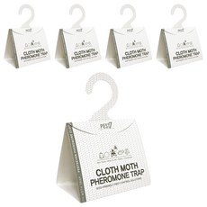 PEST7 衣蛾專用吊掛式立體誘黏板, 5個