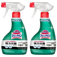 Kao 花王 Magiclean 魔術靈 廚房油污清潔劑 強力泡沫型, 400ml, 2瓶
