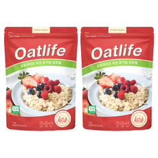 Dubosikpum Oatlife 韓國產有機燕麥片, 1kg, 2個