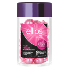 ellips 意立詩沙龍級角蛋白膠囊護髮油 深層修護 染燙受損髮適用, 50ml, 1罐