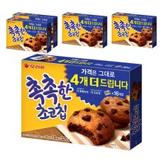 오리온 촉촉한 초코칩, 320g, 5개