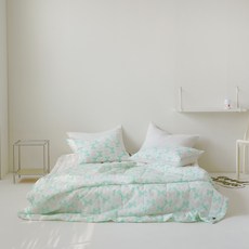 노컨셉 홀리데이 프린트 시어서커 여름 차렵이불